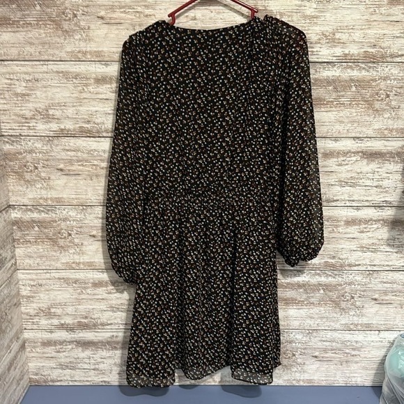 Madewell Black and White Floral Mini Dress - Picture 6 of 9